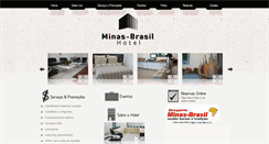 Desktop Screenshot of hotelminasbrasil.com.br