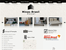 Tablet Screenshot of hotelminasbrasil.com.br